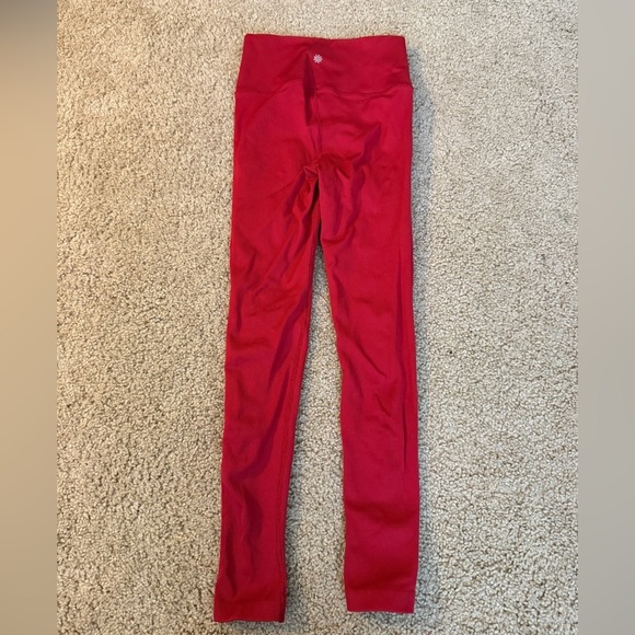 Athleta Pants - Athleta Bright Red High-Rise Active Leggings😎
